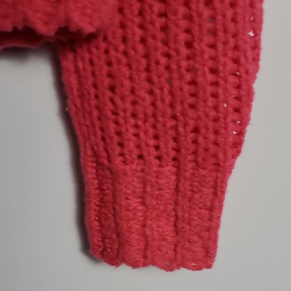 RAG & BONE Arizona Merino Wool Open Knit Sweater in Pink Size XS - Picture 11 of 16